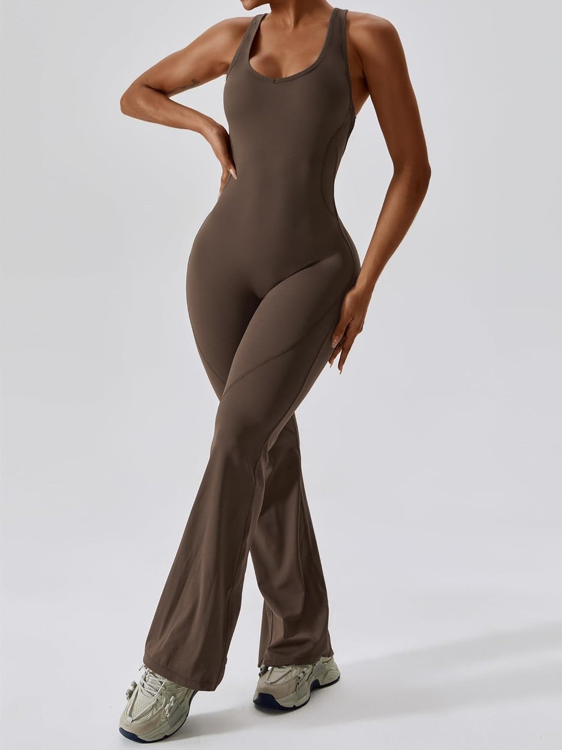 Crocus Jumpsuit | Brown